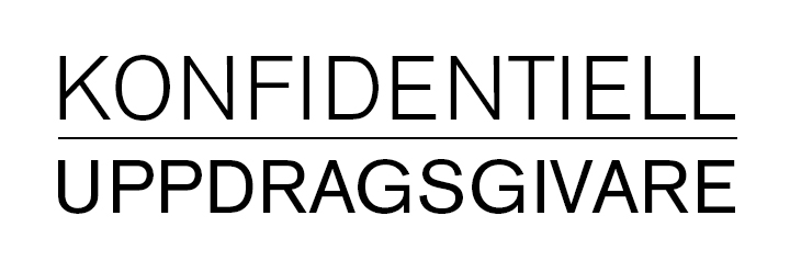 Konfidentiell uppdragsgivare